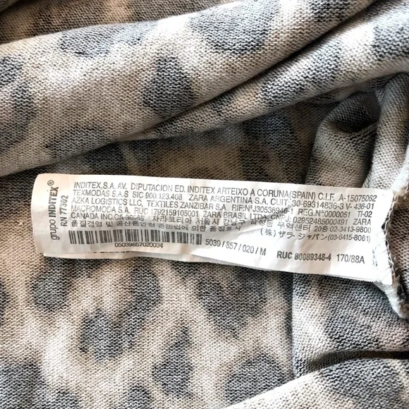 Zara Trafaluc Animal Print Top - Picture 14 of 16